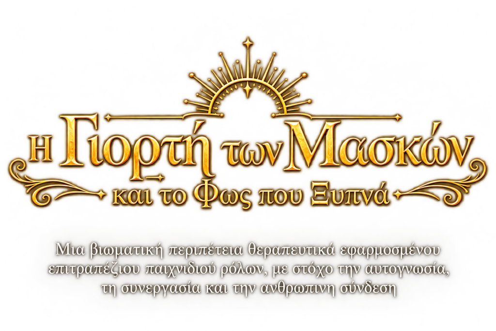 masks festival title emblem